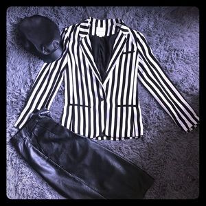 Silence and Noise stripe blazer